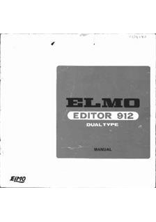 Elmo Editor 912 manual. Camera Instructions.